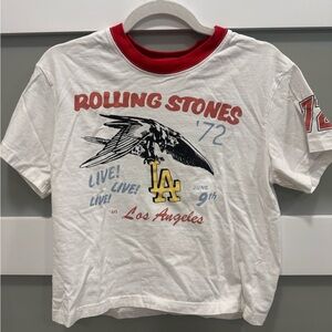 the Rolling Stones White Graphic T-Shirt